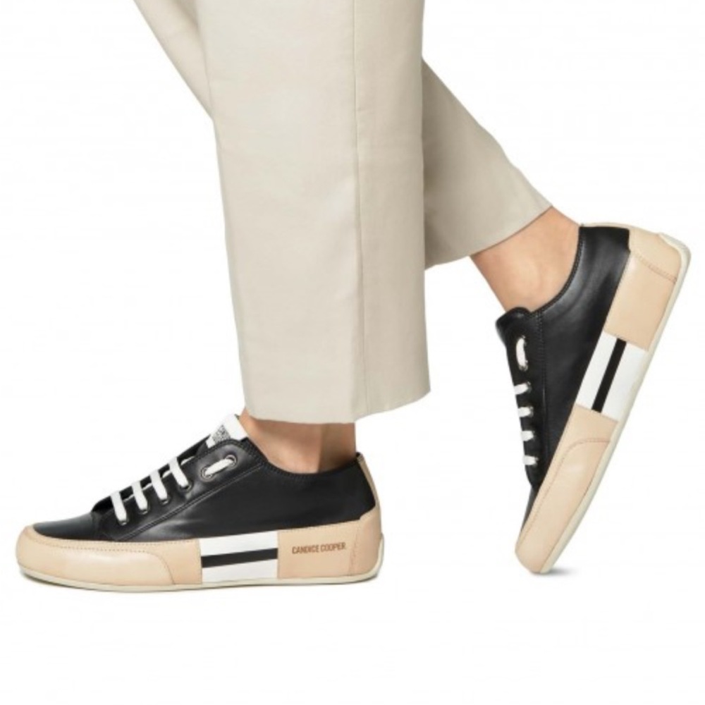 NWT Candice Cooper ROCK PATCH S - Leather sneakers - Black - Picture 3 of 15